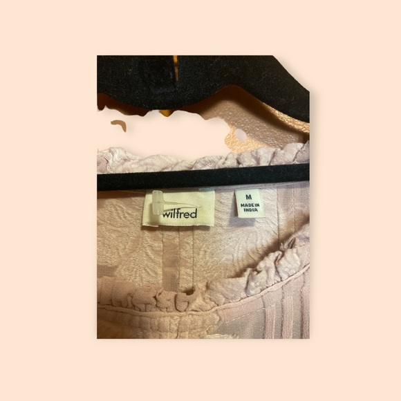 Wilfred Pink Blouse | Size M | Lace - Picture 3 of 3